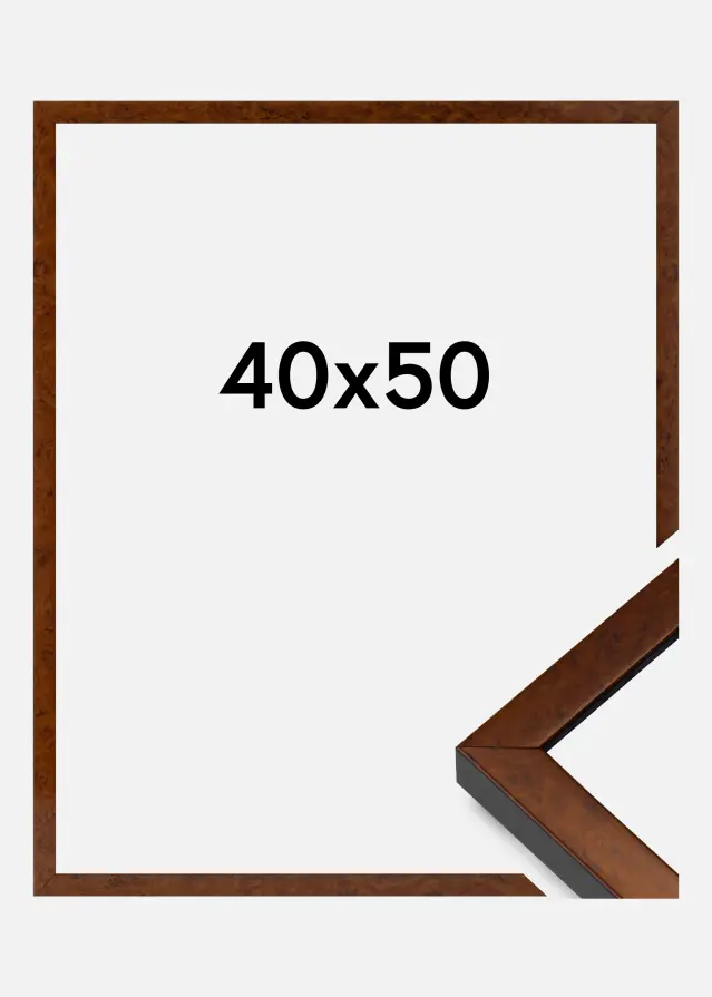 Okvir Ares Akrilno staklo Burr Walnut 40x50 cm