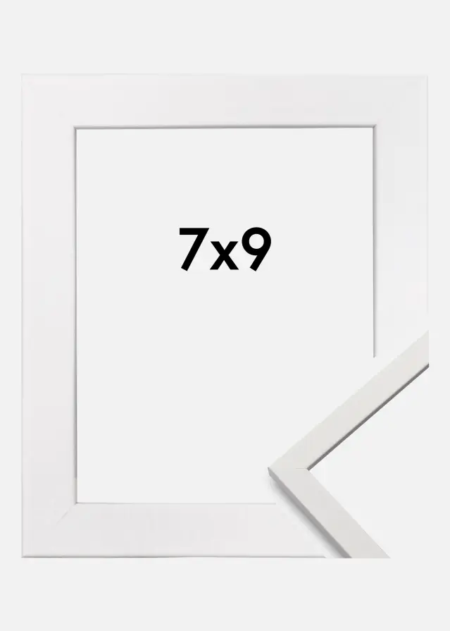 Okvir Edsbyn Akrilno staklo Bijelo 7x9 cm