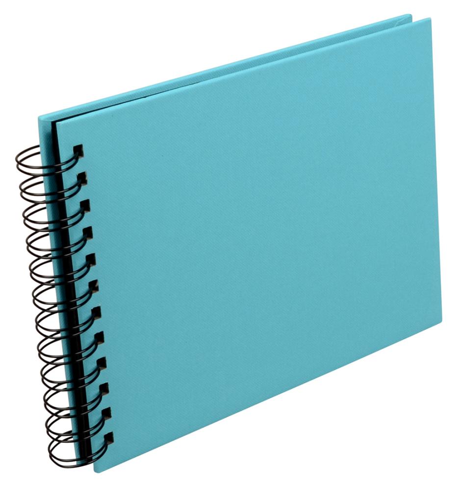 Fun Spiralni album Zelena - 23x17 cm (40 Crne Stranice / 20 listova)