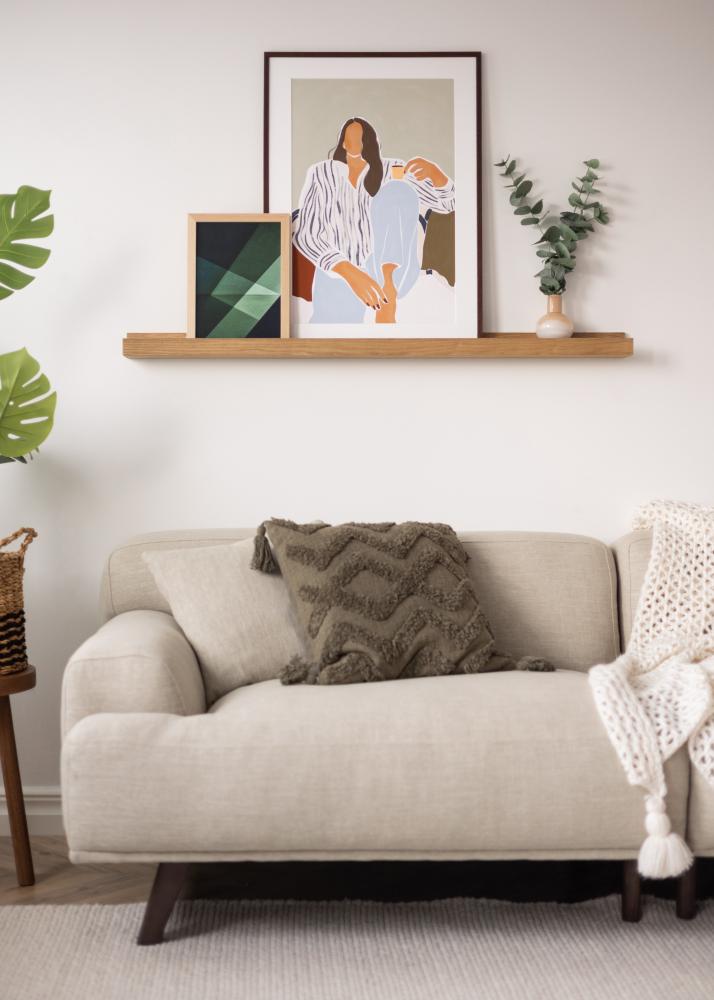 KAILA Polica za slike Hrast 120 cm