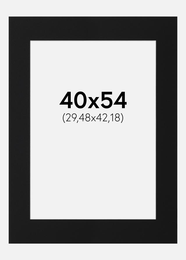 Paspartu Crni Standard (Bijela Jezgra) 40x54 cm (29,48x42,18)