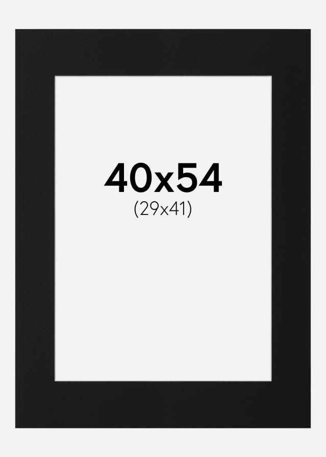 Paspartu Crni Standard (Bijela Jezgra) 40x54 cm (29x41)