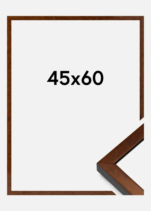 Okvir Ares Akrilno staklo Burr Walnut 45x60 cm