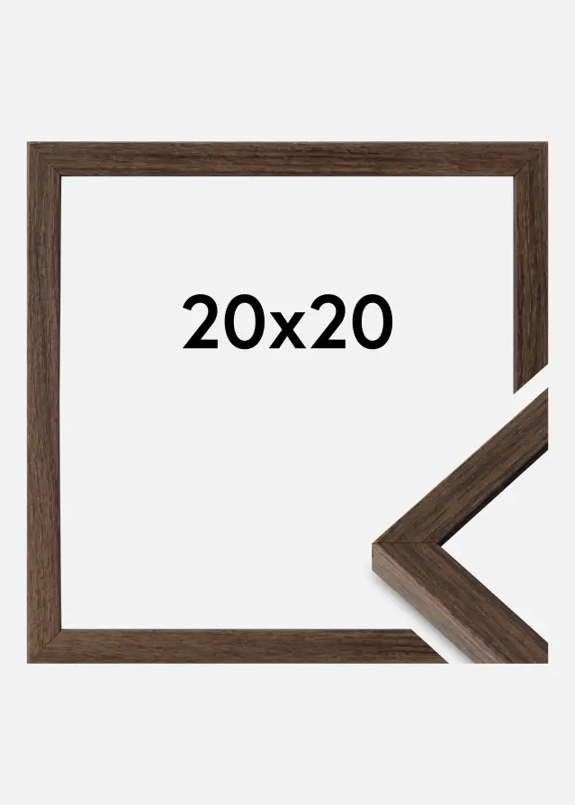 Okvir Ares Akrilno staklo Orah 20x20 cm