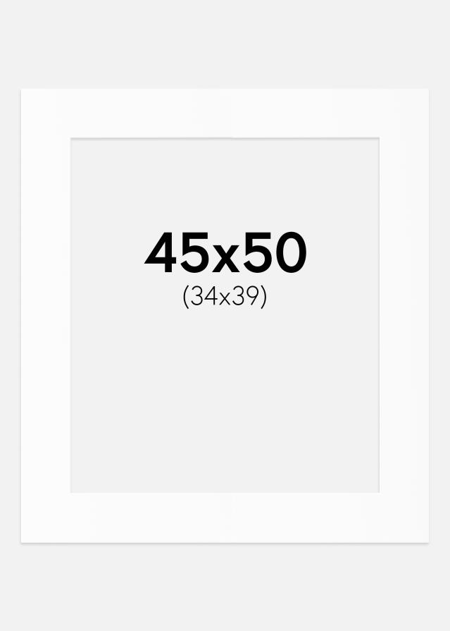 Paspartu Bijeli Standard (Bijela Jezgra) 45x50 cm (34x39)