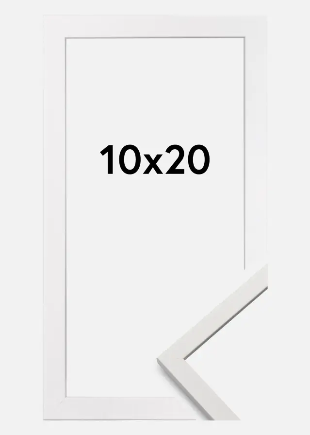 Okvir Edsbyn Akrilno staklo Bijelo 10x20 cm