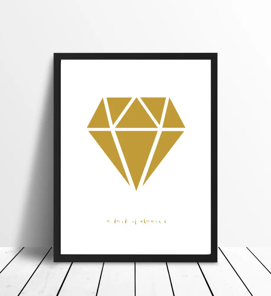 Dijamant - Zlato Plakat