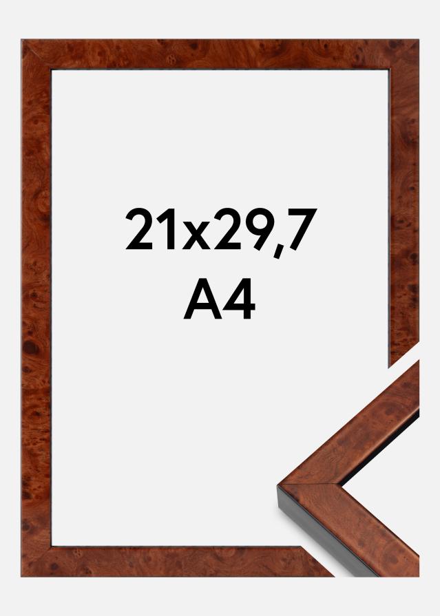 Okvir Hermes Akrilno staklo Burr Walnut 21x29,7 cm (A4)