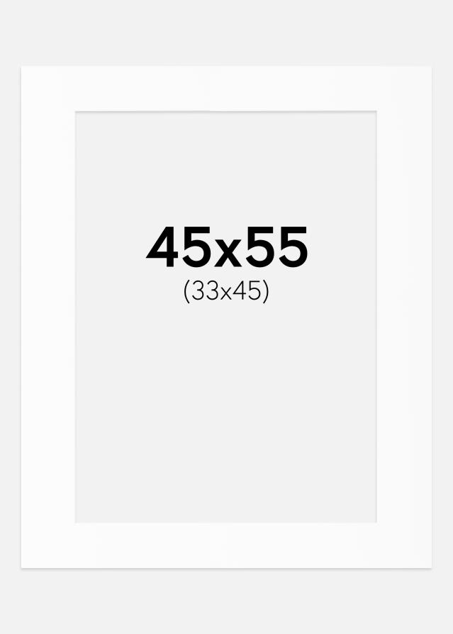 Paspartu Bijeli Standard (Bijela Jezgra) 45x55 cm (33x45)