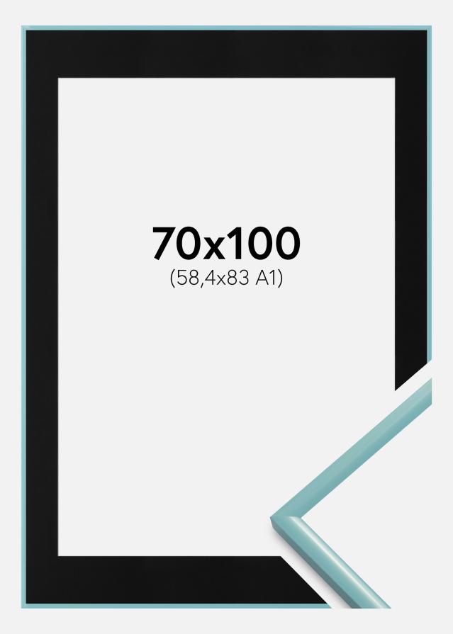 Okvir New Lifestyle Tirkizna 70x100 cm - Paspartu Crno 59,4x84 cm (A1)
