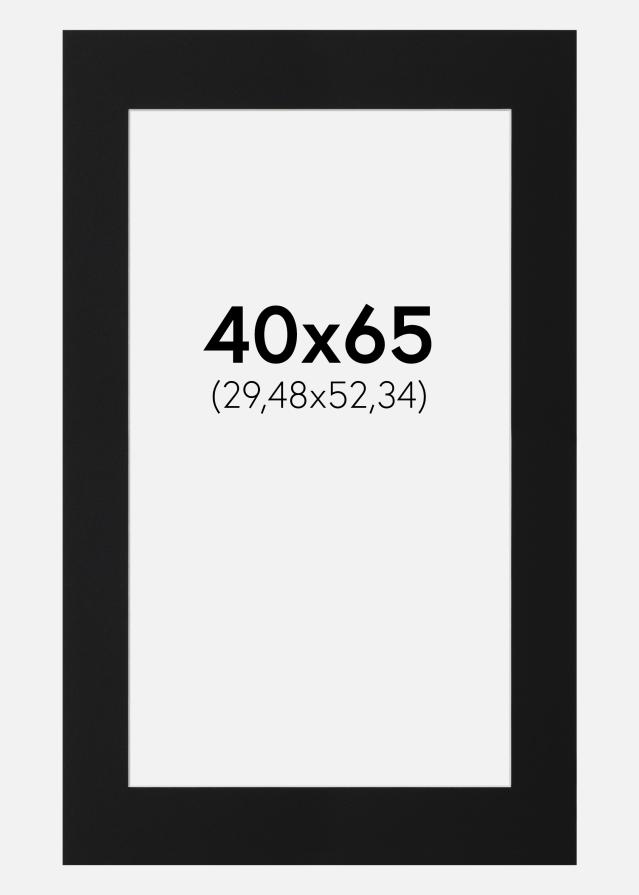 Paspartu Crni Standard (Bijela Jezgra) 40x65 cm (29,48x52,34)