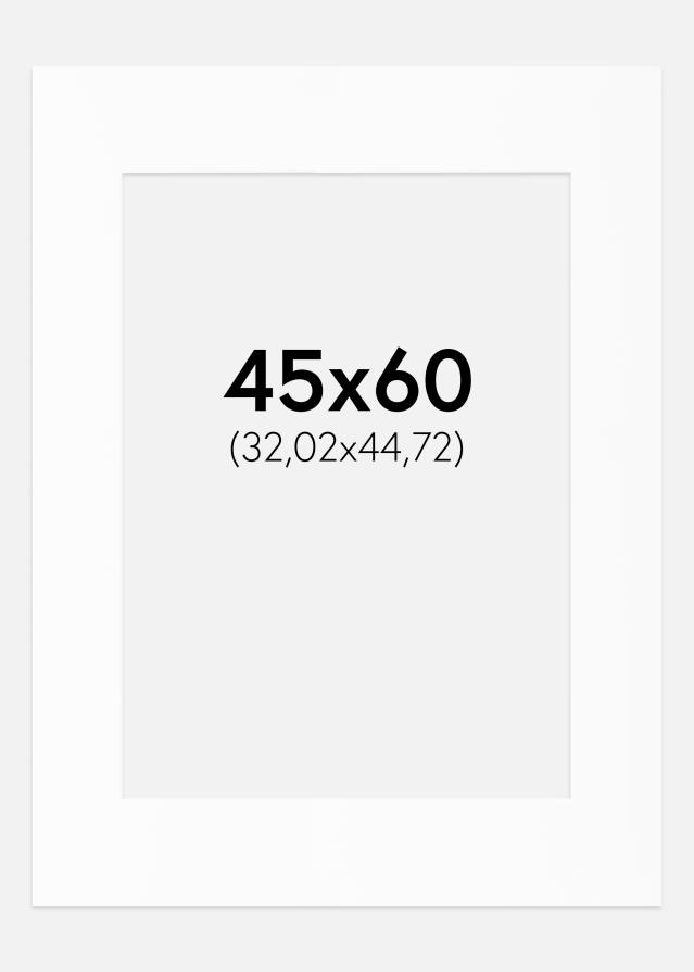 Paspartu Bijeli Standard (Bijela Jezgra) 45x60 cm (32,02x44,72)