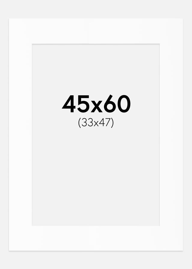 Paspartu Bijeli Standard (Bijela Jezgra) 45x60 cm (33x47)