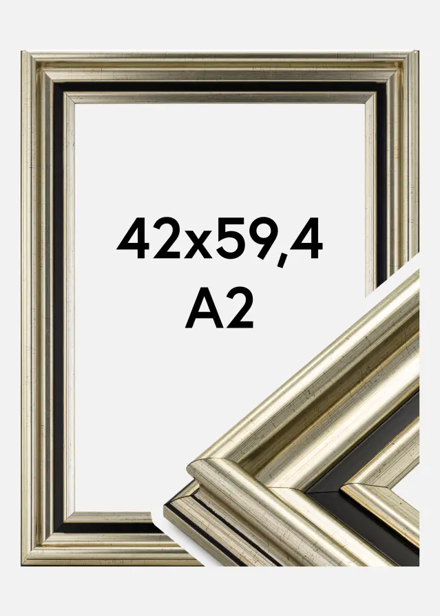 Okvir Gysinge Premium Srebro 42x59,4 cm (A2)
