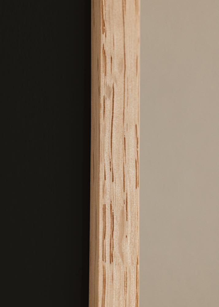 Okvir Tanak Hrast 40x50 cm - Paspartu Crno 12x16 inches