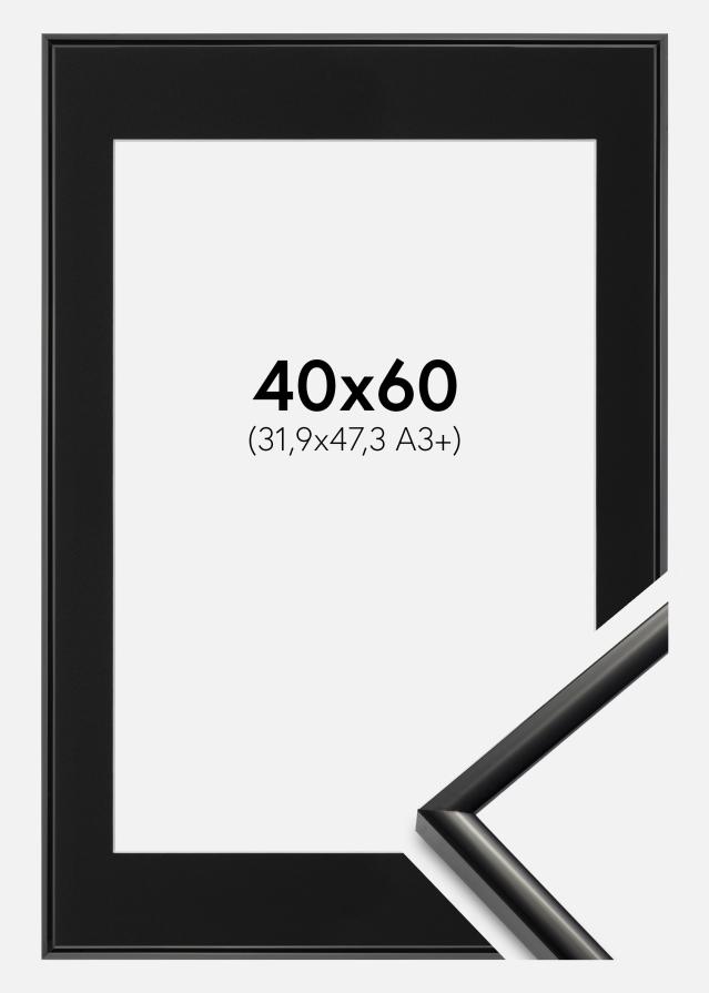 Okvir New Lifestyle Crno 40x60 cm - Paspartu Crno 32,9x48,3 cm (A3+)
