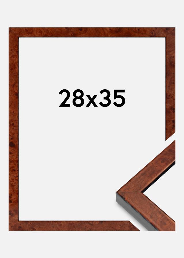 Okvir Hermes Akrilno staklo Burr Walnut 28x35 cm