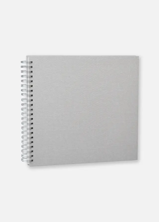 Base Line Platno Wire-O Bež 30x30 cm (50 Bijele Stranice / 25 listova)