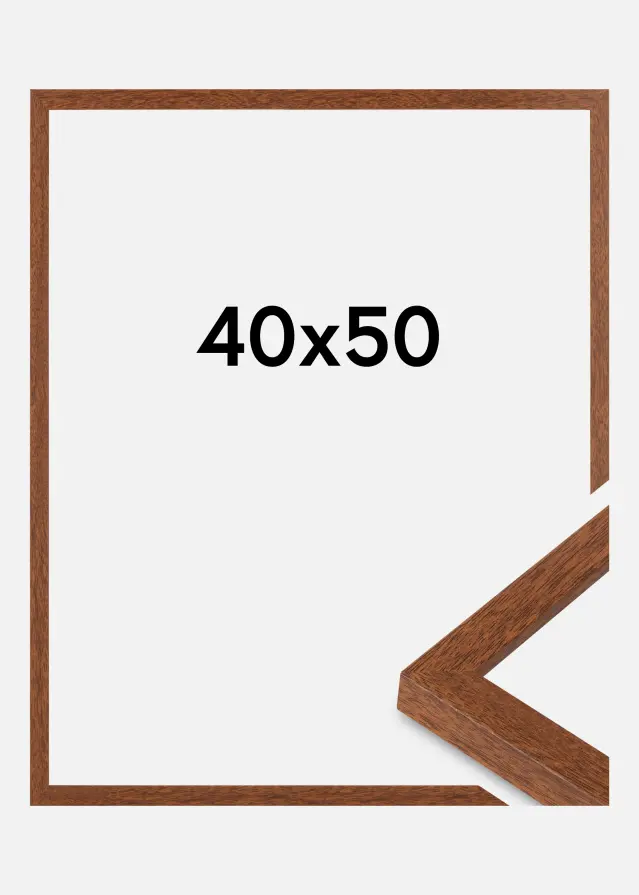 Okvir Modern Akrilno staklo Warm Brown 40x50 cm