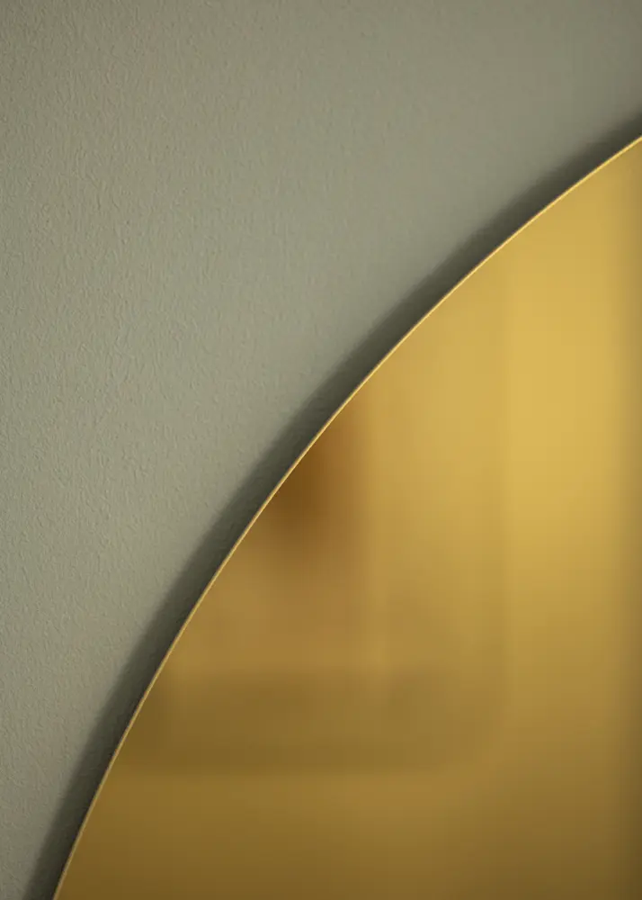 Ogledalo Golden Yellow 80 cm Ø