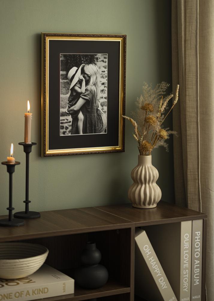 Paspartu Crno Standardni Bijeli unutarnji rub 70x100 cm (49x69)