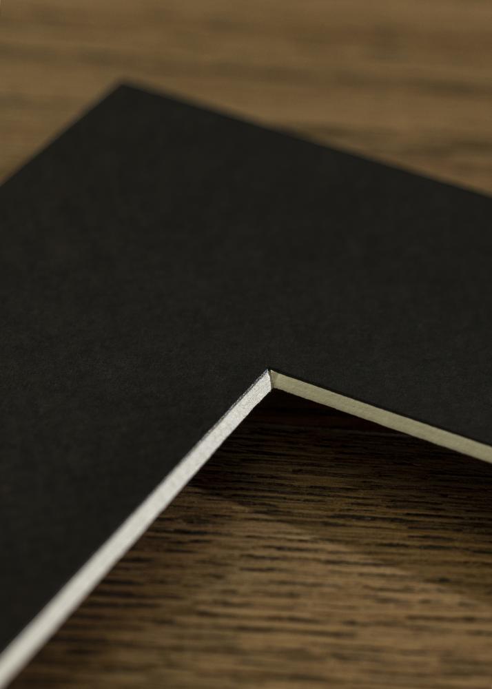 Paspartu Crno Standardni Bijeli unutarnji rub 70x100 cm (49x69)