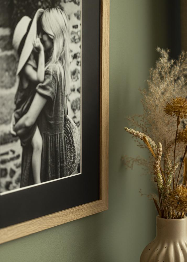 Paspartu Crno Standardni Bijeli unutarnji rub 70x100 cm (49x69)