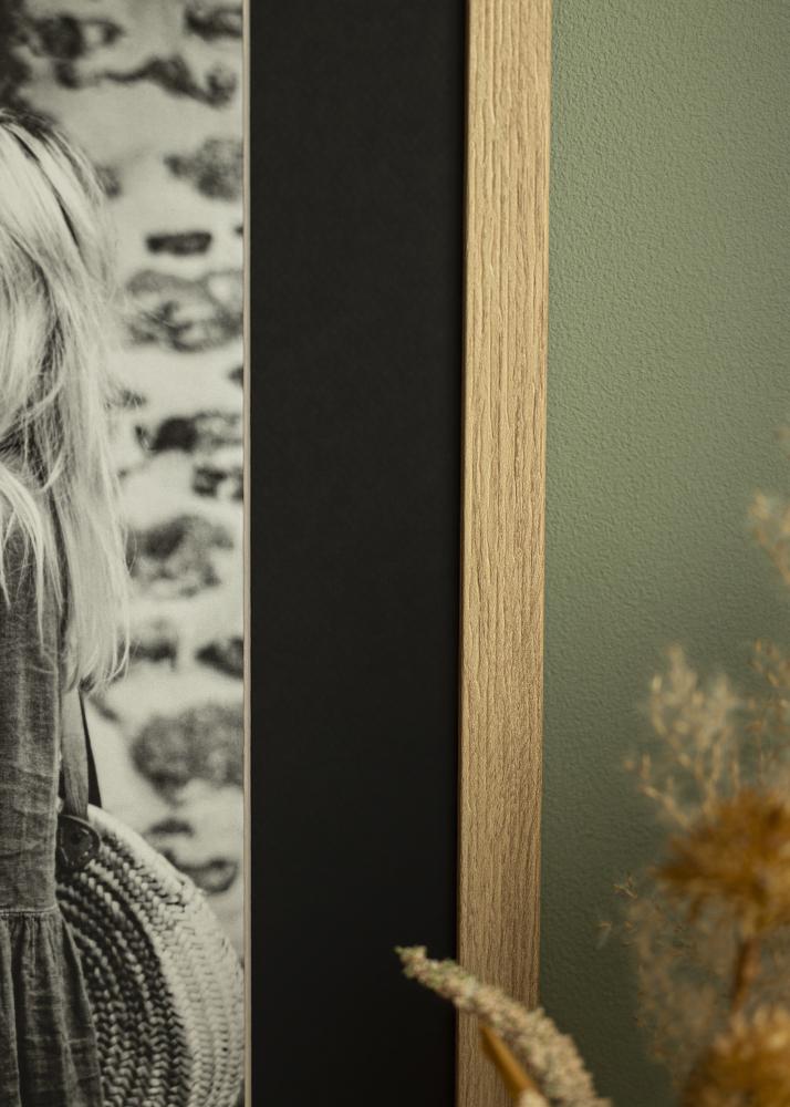 Paspartu Crno Standardni Bijeli unutarnji rub 70x100 cm (49x69)