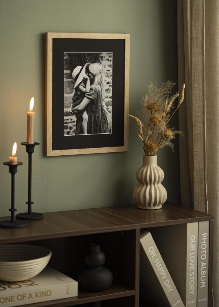 Paspartu Crno Standardni Bijeli unutarnji rub 70x100 cm (49x69)