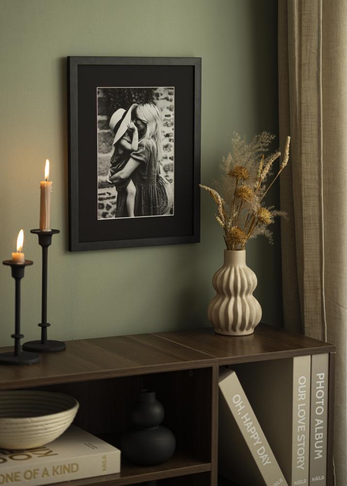 Paspartu Crno Standardni Bijeli unutarnji rub 70x100 cm (49x69)