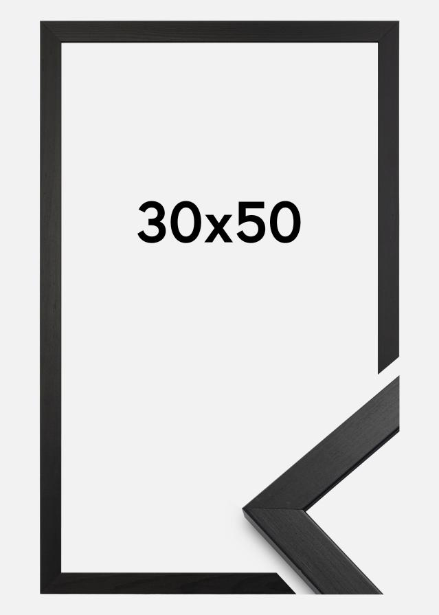 Okvir Profinjeni Akrilno staklo Crno 30x50 cm