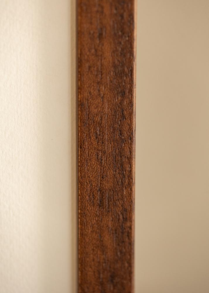 Okvir Hermes Teak 60x90 cm - Paspartui Bijela 50x75 cm