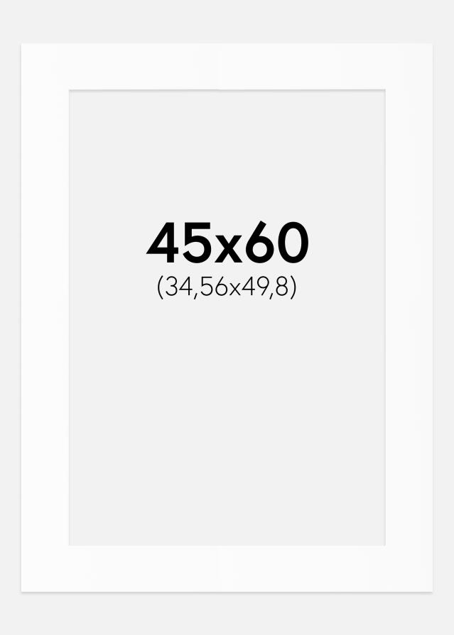 Paspartu Bijeli Standard (Bijela Jezgra) 45x60 cm (34,56x49,8)