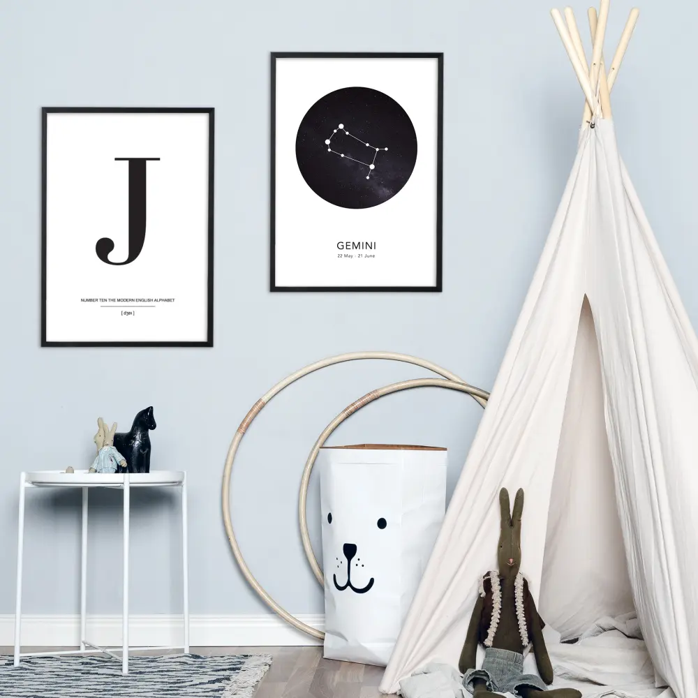 Letter J Plakat