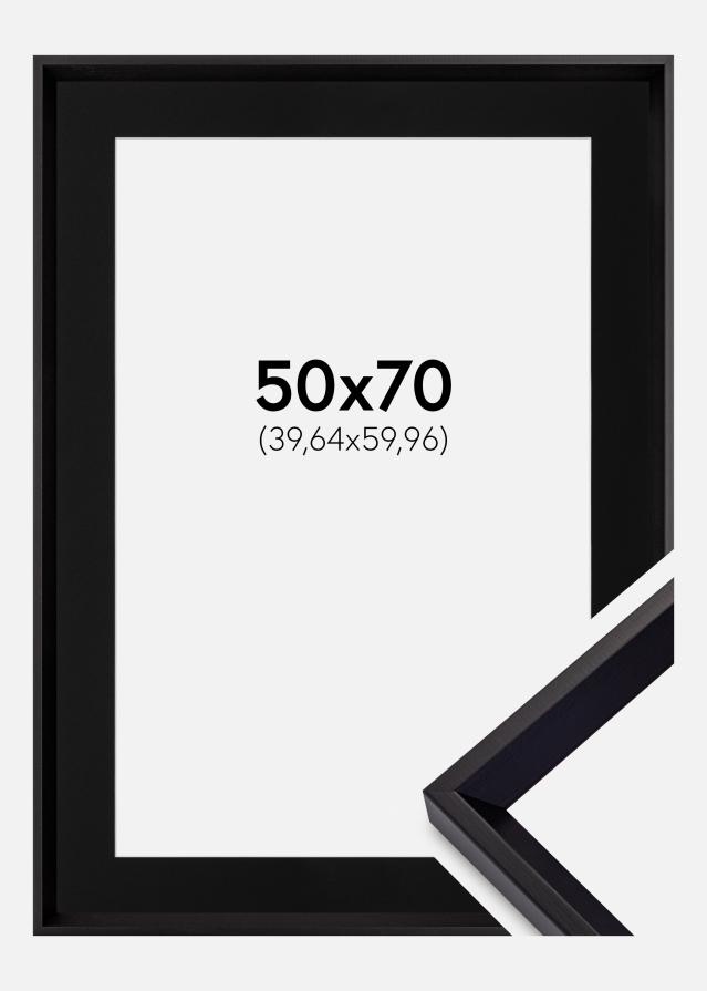 Okvir Globe Crno 50x70 cm - Paspartu Crno 16x24 inches