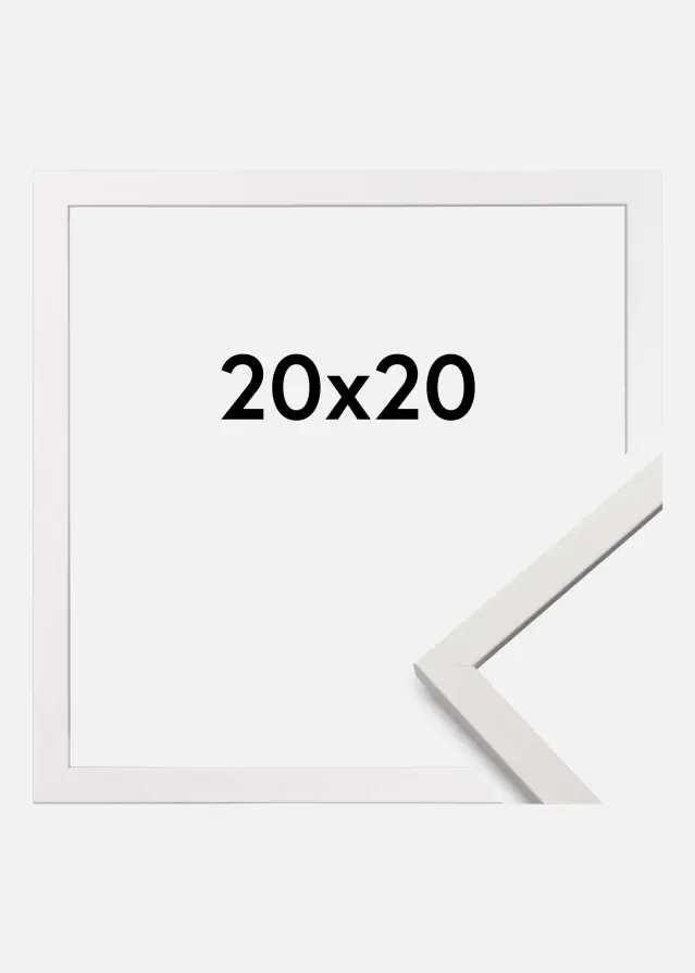 Okvir Edsbyn Akrilno staklo Bijelo 20x20 cm