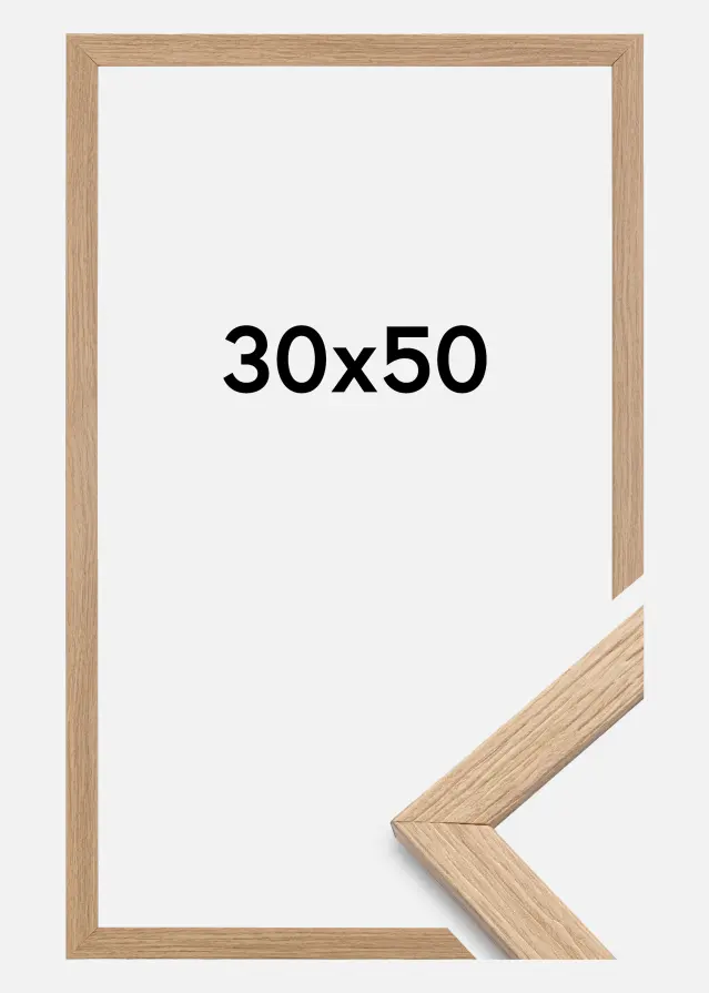 Okvir Profinjeni Akrilno staklo Hrast 30x50 cm