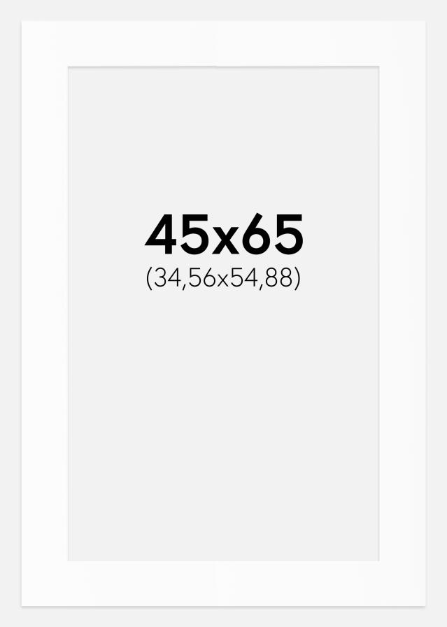 Paspartu Bijeli Standard (Bijela Jezgra) 45x65 cm (34,56x54,88)