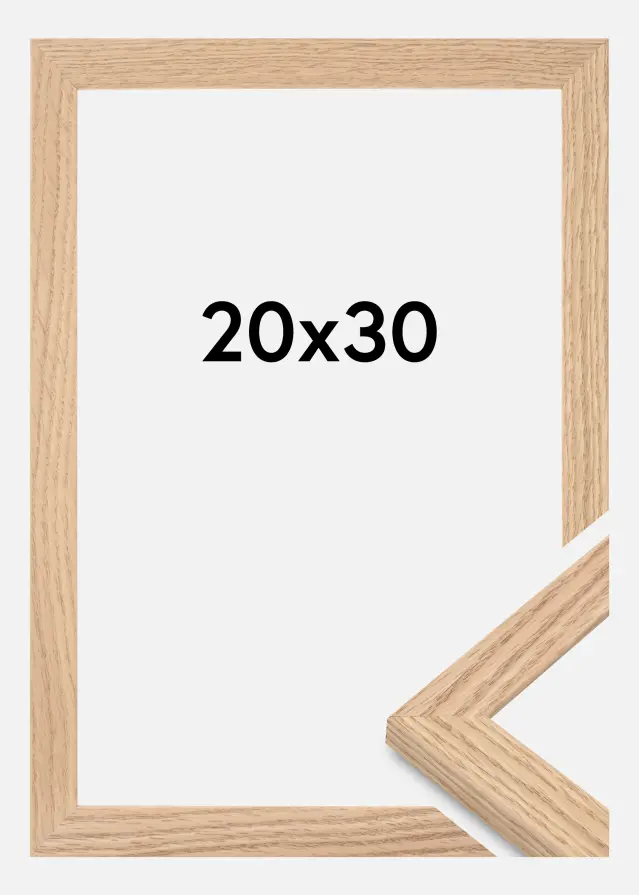 Okvir Bezvremenski Akrilno staklo Puni hrast 20x30 cm
