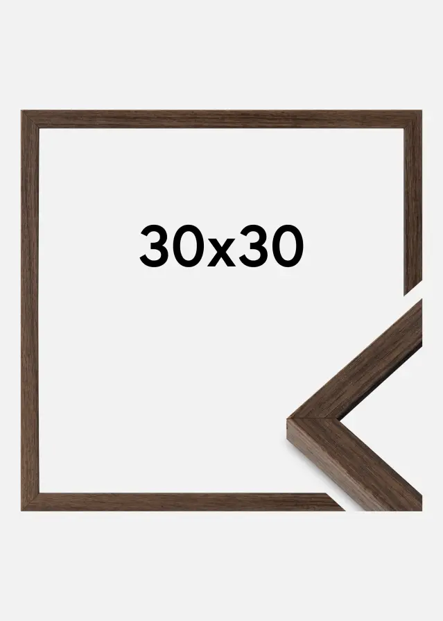 Okvir Ares Akrilno staklo Orah 30x30 cm