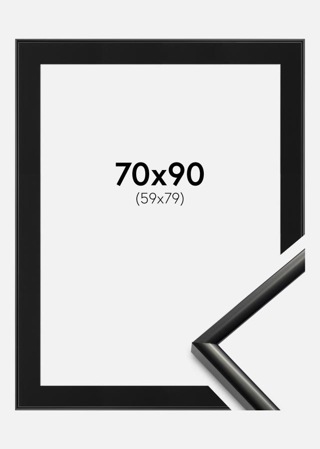 Okvir New Lifestyle Crno 70x90 cm - Paspartu Crno 60x80 cm