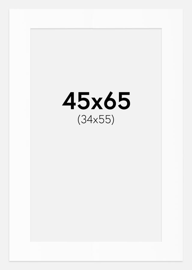 Paspartu Bijeli Standard (Bijela Jezgra) 45x65 cm (34x55)