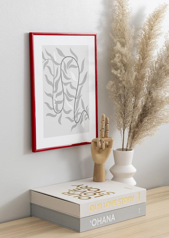 Okvir New Lifestyle Medium Red 70x100 cm - Paspartu Crno 62x85 cm