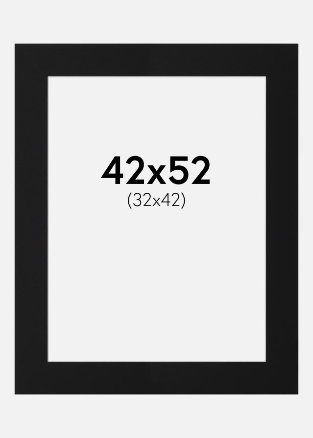 Paspartu Crni Standard (Bijela Jezgra) 42x52 cm (32x42)