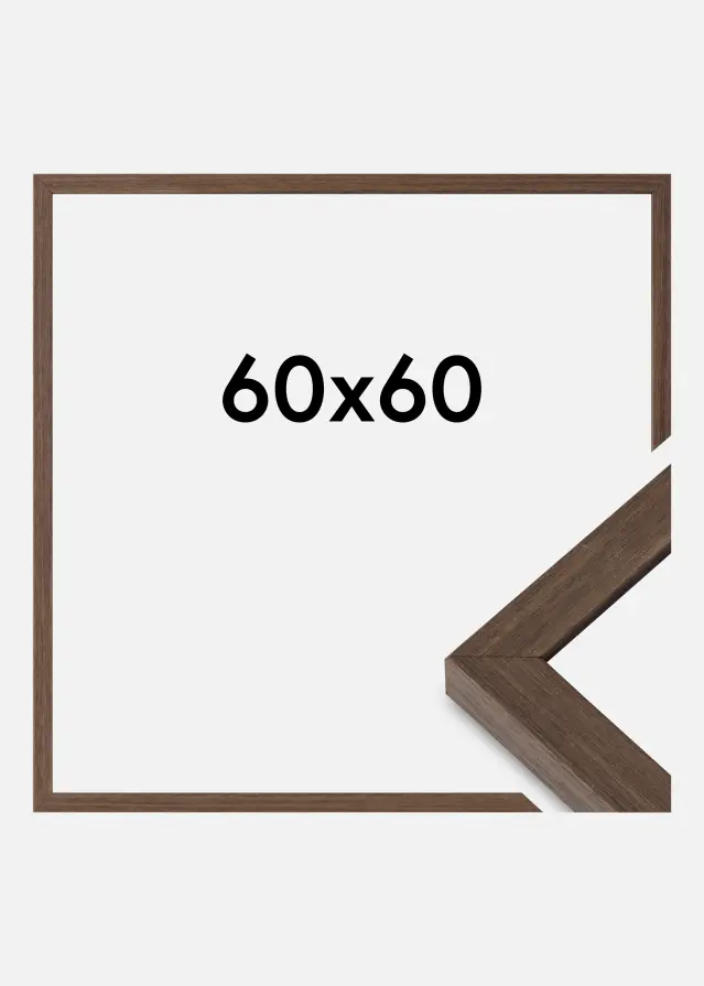 Okvir Hermes Akrilno staklo Orah 60x60 cm