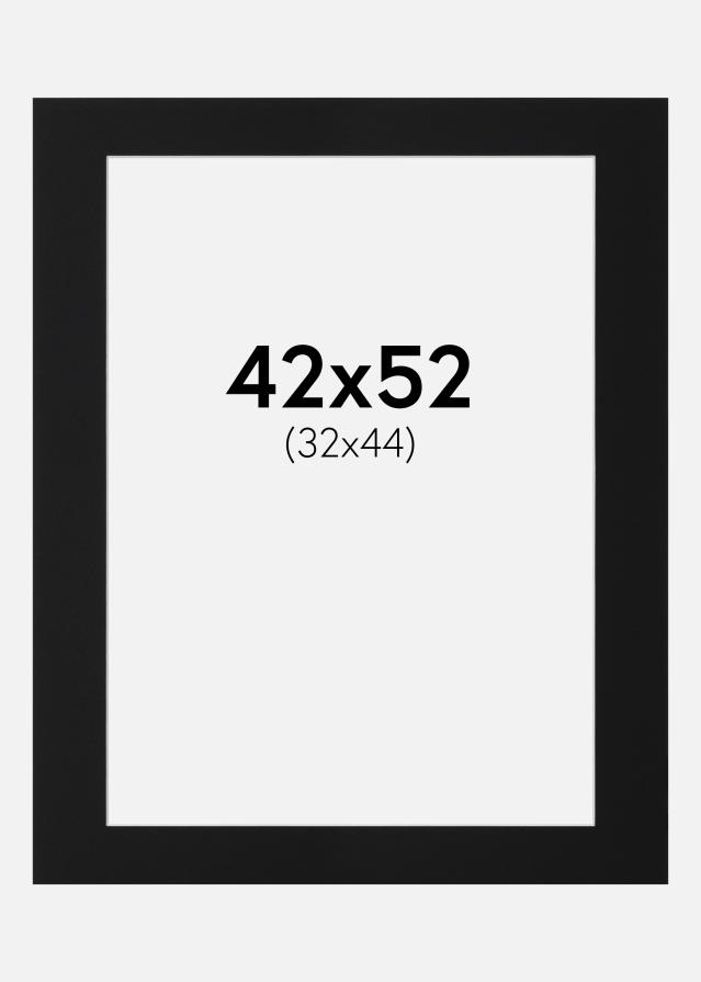 Paspartu Crni Standard (Bijela Jezgra) 42x52 cm (32x44)