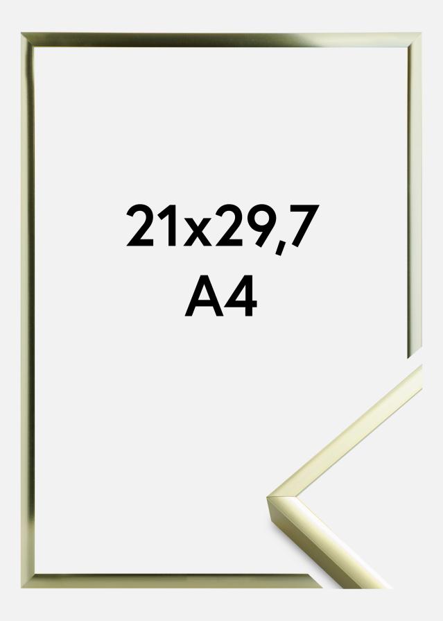 Okvir Plakat Frame Aluminum Gold 21x29,7 cm (A4)