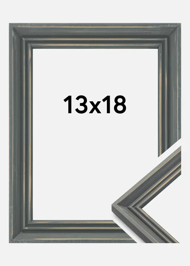 Okvir Vintage Home Siva 13x18 cm