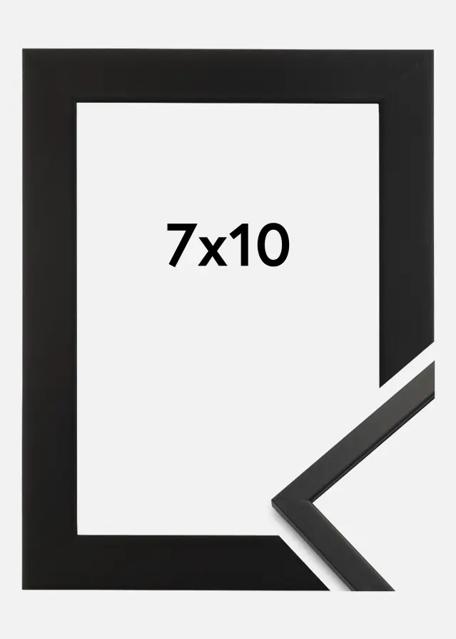 Okvir Edsbyn Akrilno staklo Crno 7x10 cm