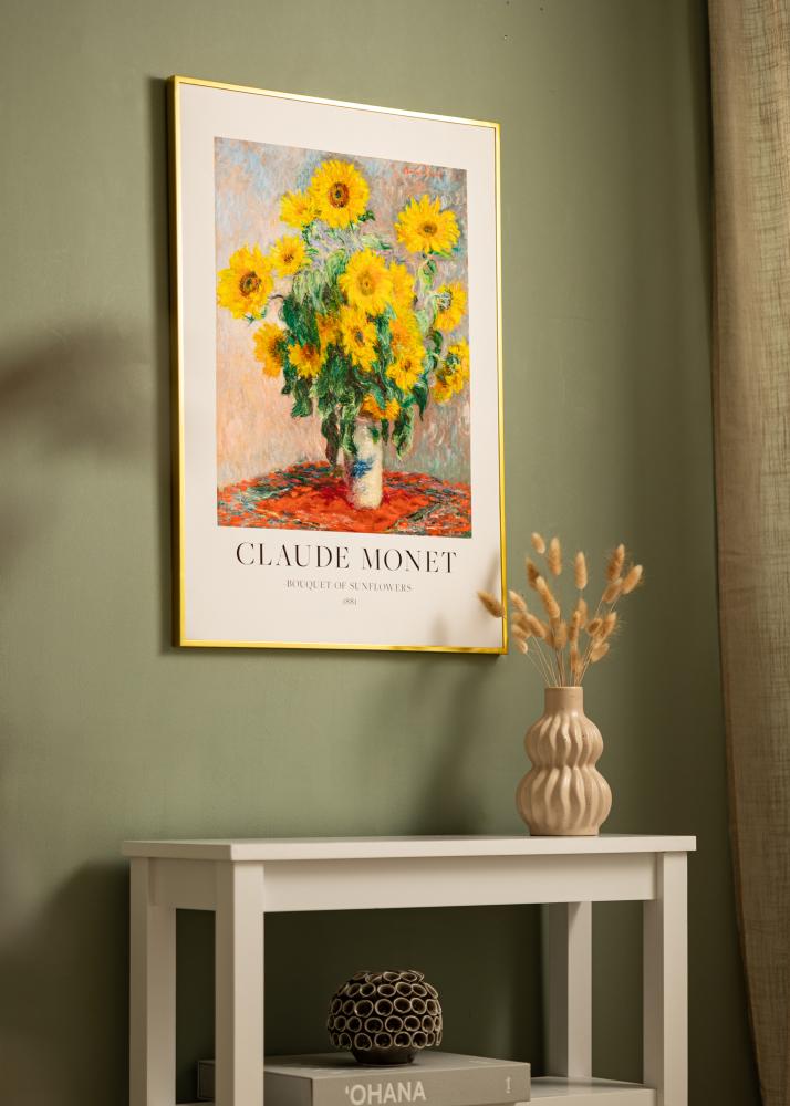 Aluminijski okvir Akrilno staklo Zlato 40x50 cm